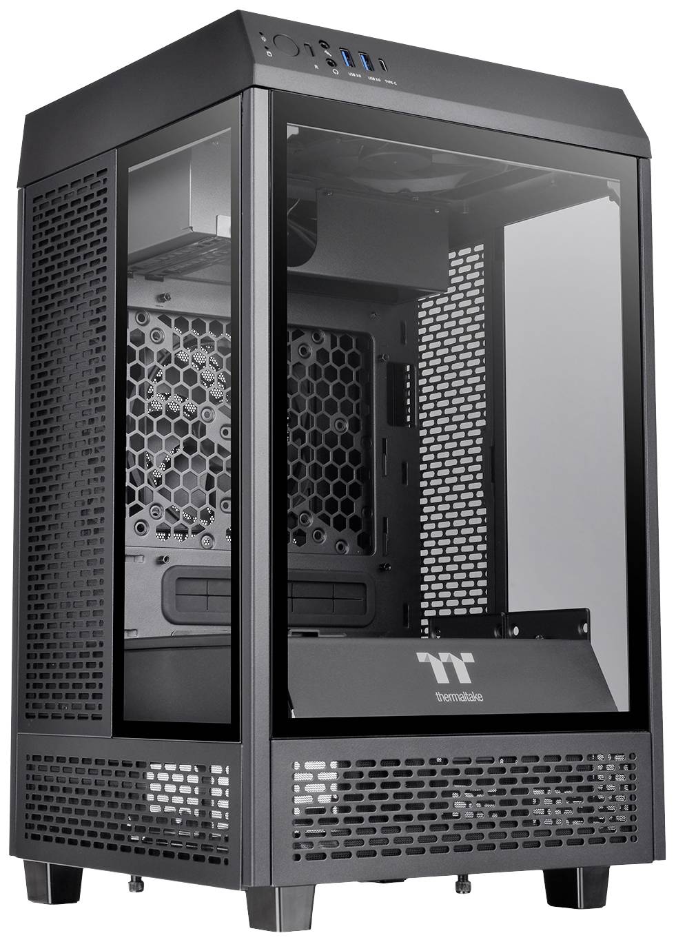 Thermaltake The Tower 100 - Tower - Mini-ITX - Seitenteil mit Fenster (gehärtetes Glas)-14