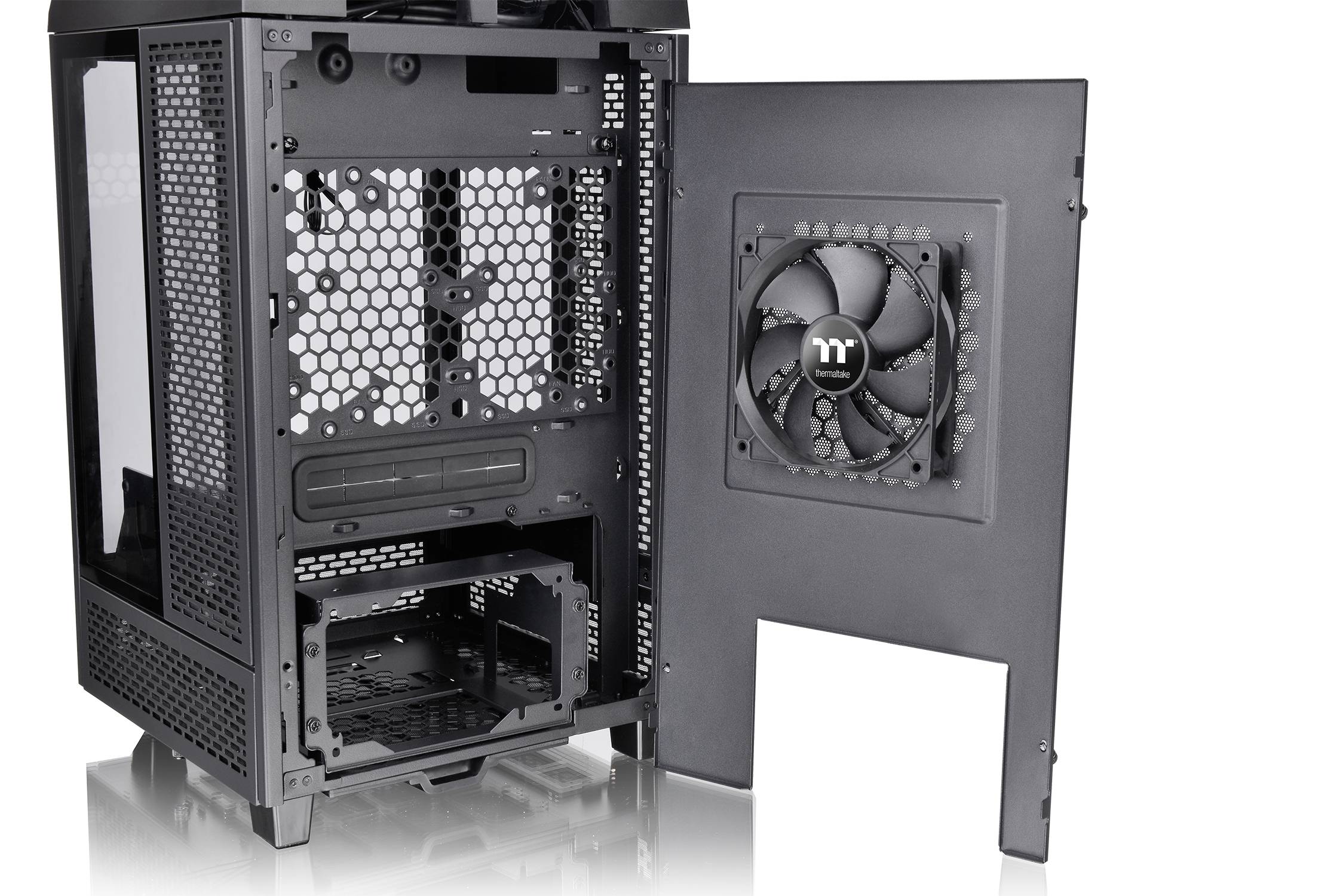 Thermaltake The Tower 100 - Tower - Mini-ITX - Seitenteil mit Fenster (gehärtetes Glas)-18