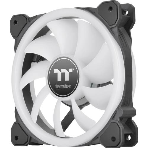 Thermaltake CL-F137-PL12SW-A PC-Gehäuse-Lüfter Schwarz (B x H x T) 184 x 129 x 162 mm inkl. LED-Beleuchtung, inkl. RGB-B...