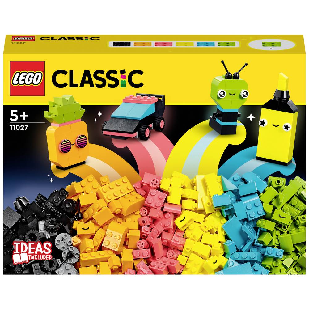 LEGOÂ®Classic 11027 Creatief Spelen met neon Bouwset