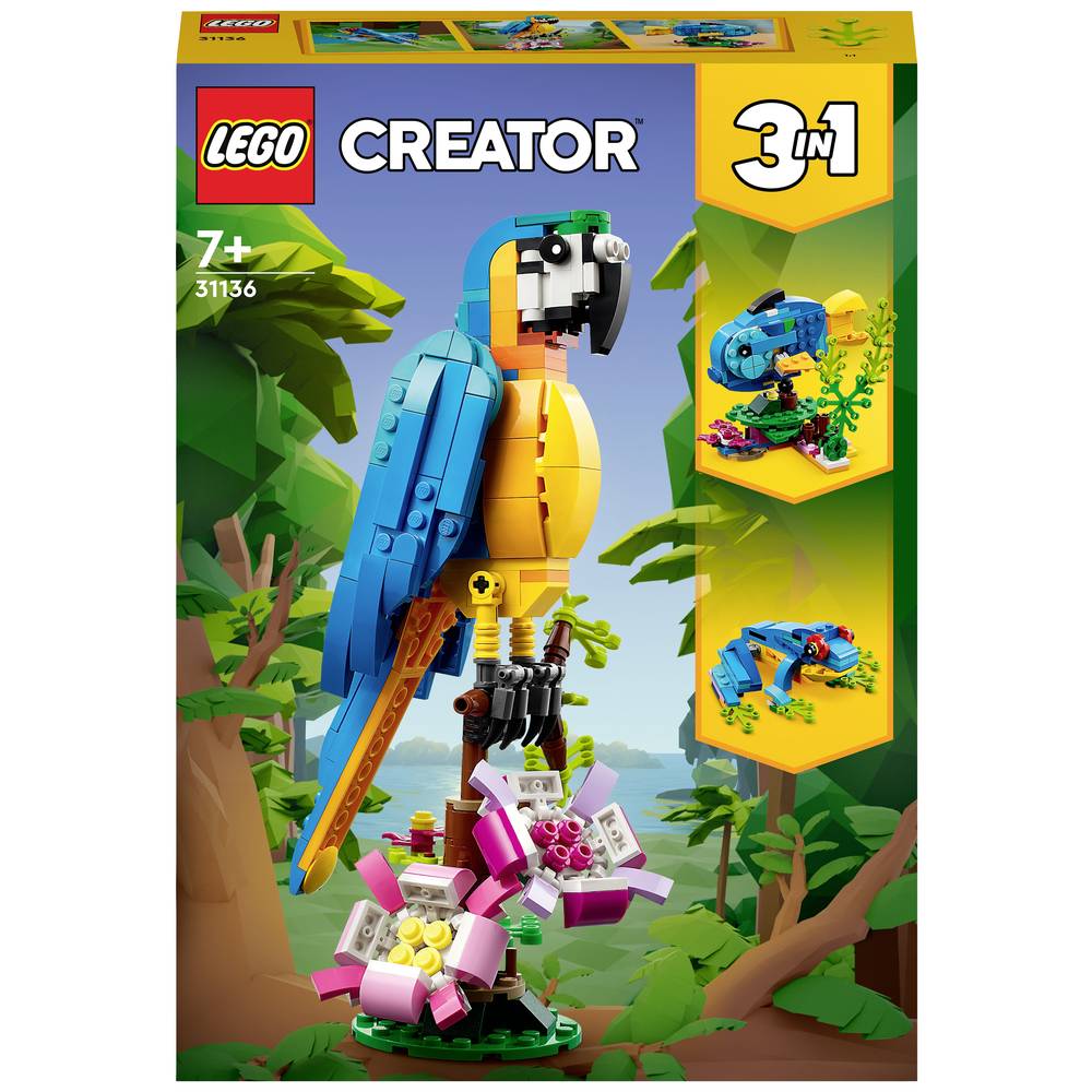 Lego Creator Excotische Papagaai 31136
