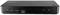 Schwarz-graues Computergerät mit Anschlüssen: Audio, zwei USB-C 3.2, ein USB-A 3.2 und zwei PCoIP-Anschlüsse, Vorderansicht.