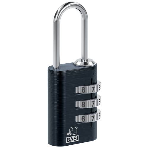 Basi 6170-4000-1100 Kofferschloss 21 mm Schwarz Zahlenschloss