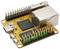 Kleines orangefarbenes Computerboard mit vielen Pins, USB-C-Anschluss, Netzwerkanschluss und Chip mit der Aufschrift 'Rockchip RK3308'.