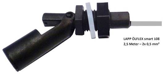 Schabus 300949 Folding Float Switch, Reliable, Wear-Free, 230V Relay