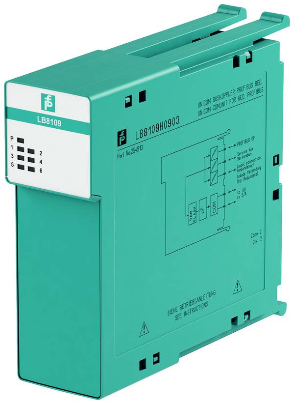 Pepperl+Fuchs 70106282 LB8109H0908 I/O-Modul D-SUB-Buchse 9pol.