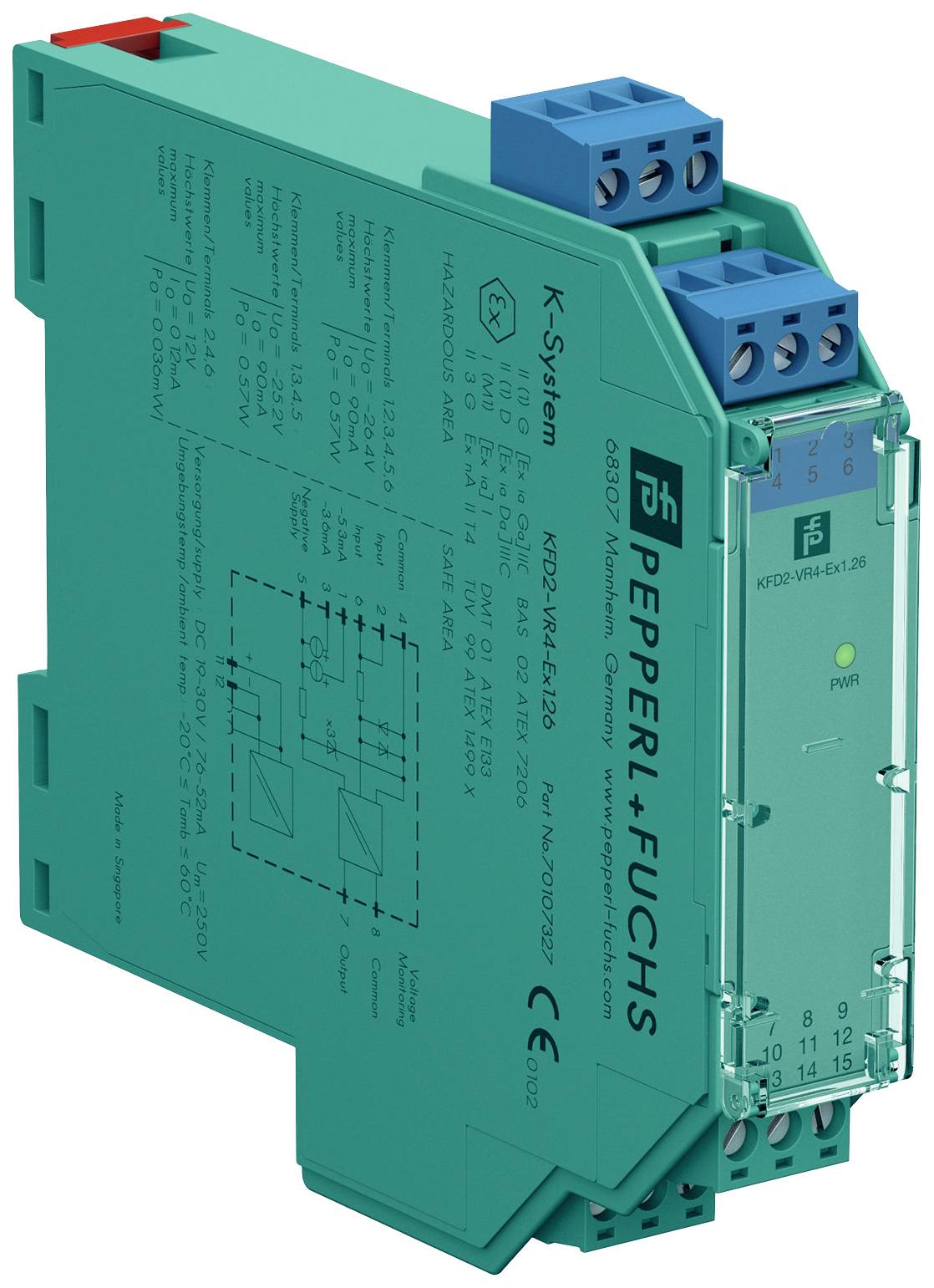 Pepperl+Fuchs Fabrik Spannungs-Repeater KFD2-VR4--1
