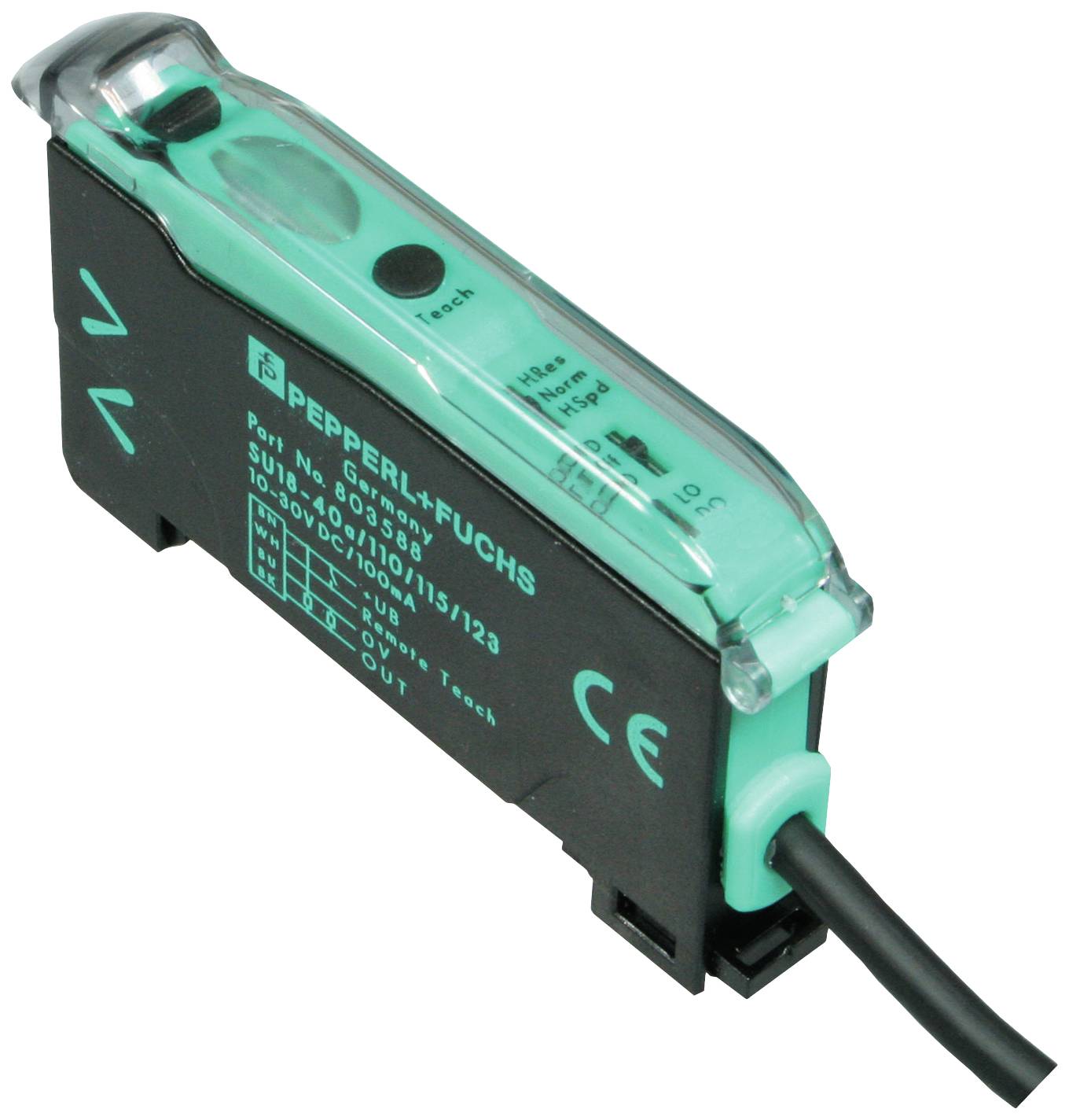 Pepperl+Fuchs 803586 SU18-40a/110/115/126a Lichtleitersensor 1 St. (L x B x H) 62.3 x 9 x 34.5 mm