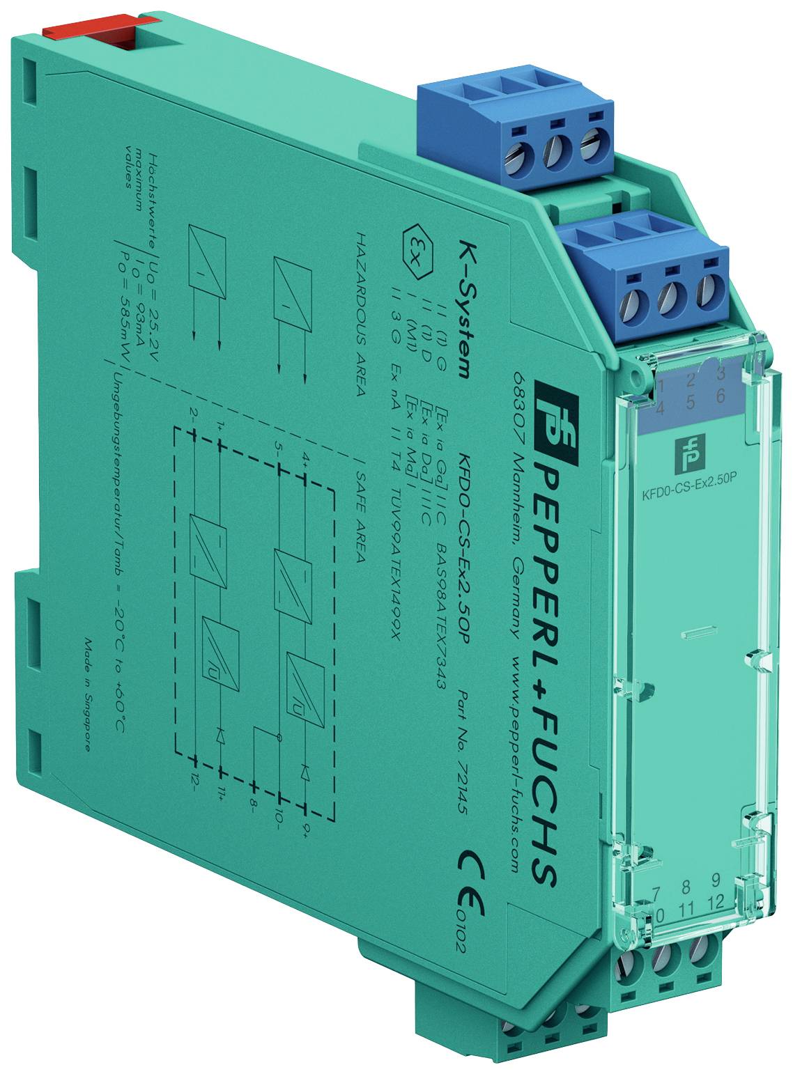 Pepperl+Fuchs Fabrik Repeater KFD0-CS-Ex2.50P-1