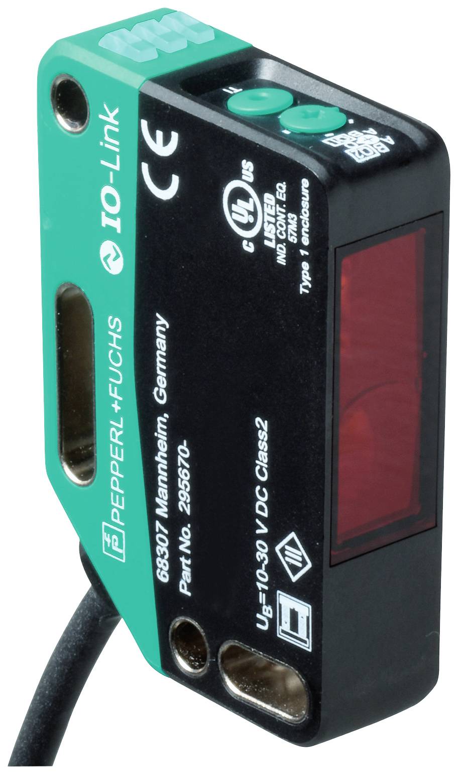 Pepperl+Fuchs OMT550-R201-2EP-IO-0,3M-V31 Abstandssensor 1 St. (L x B x H) 41.7 x 15 x 61.7 mm