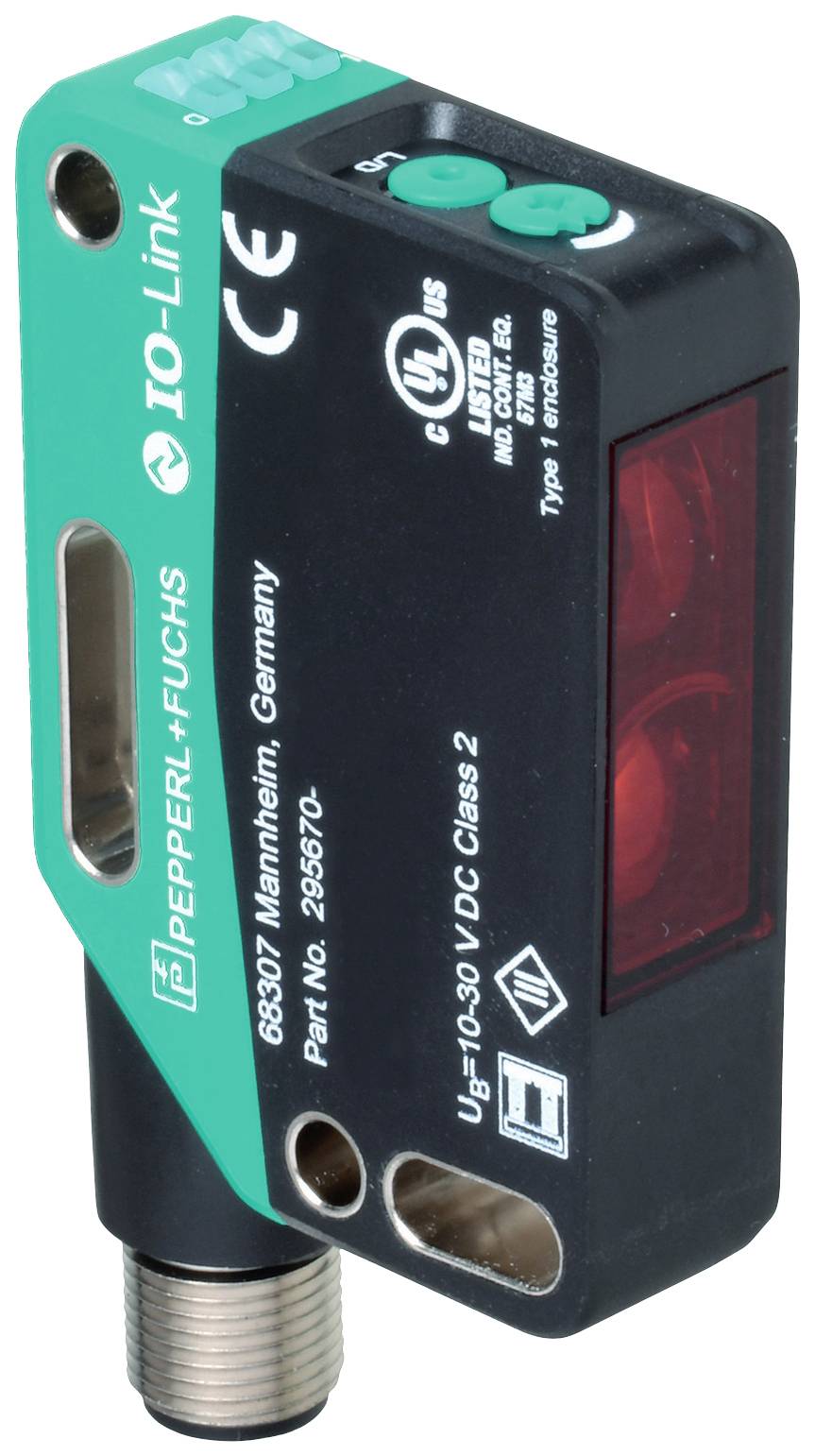 Pepperl+Fuchs OMT300-R201-2EP-IO-V1-L Abstandssensor 1 St. (L x B x H) 41.7 x 15 x 61.7 mm