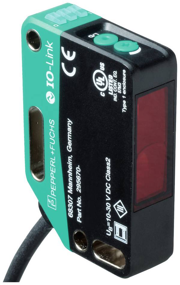Pepperl+Fuchs Reflexions-Lichttaster OBT300-R201-2EP-IO-0,3M-V1-1T 295670-100222  Hintergrundausblendung 1 St.