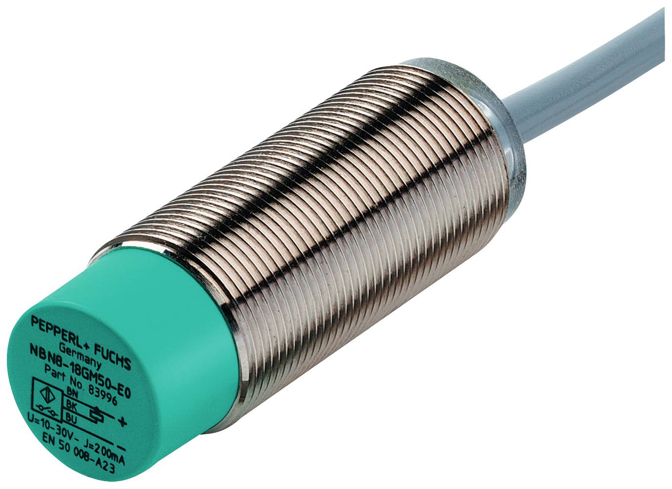 Pepperl+Fuchs Induktiver Sensor PNP NBN12-18GM50-E3-M1