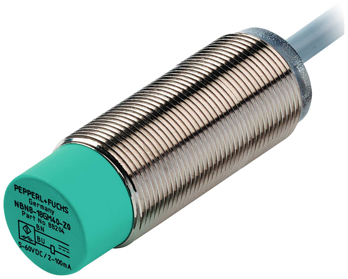 Pepperl+Fuchs Induktiver Sensor Zweidraht NCN8-18GM60-Z0-15M-Y805778