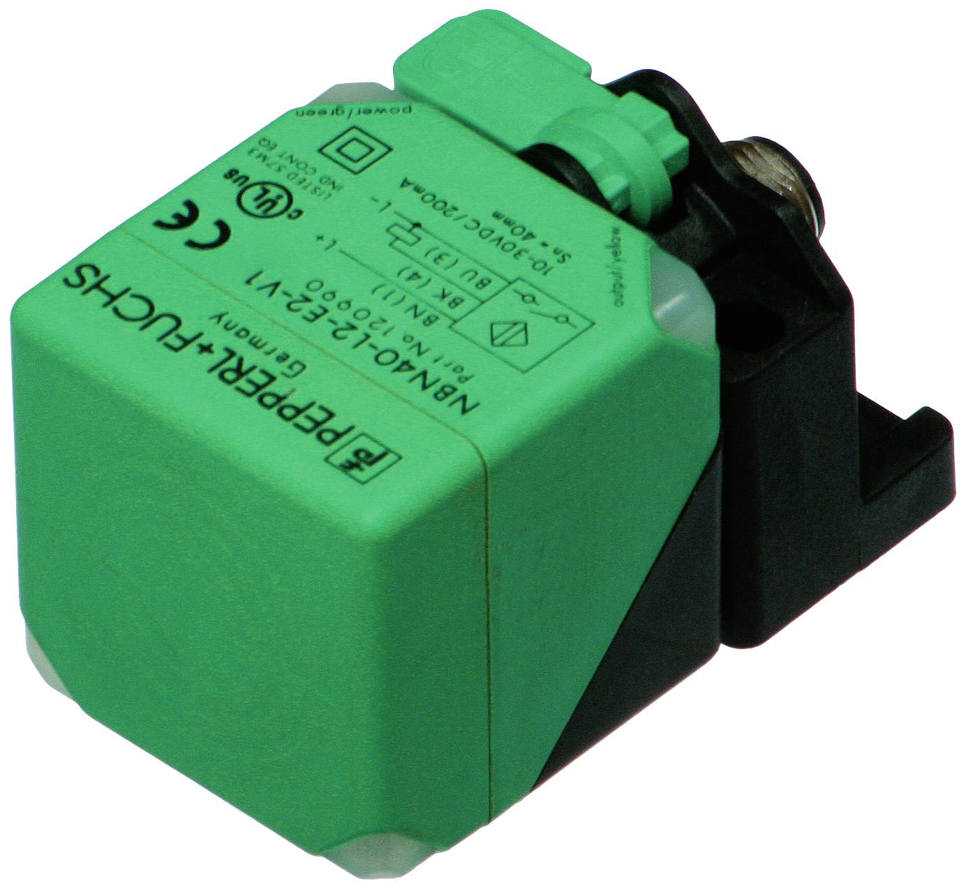 Pepperl+Fuchs Induktiver Sensor PNP NRN40-L3K-E2-IO-V1