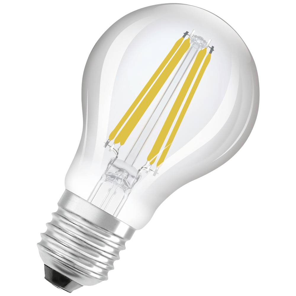 OSRAM 4099854009532 LED-lamp Energielabel A (A G) E27 Peer 7.2 W = 100 W Warmwit (Ø x h) 60 mm x 60 
