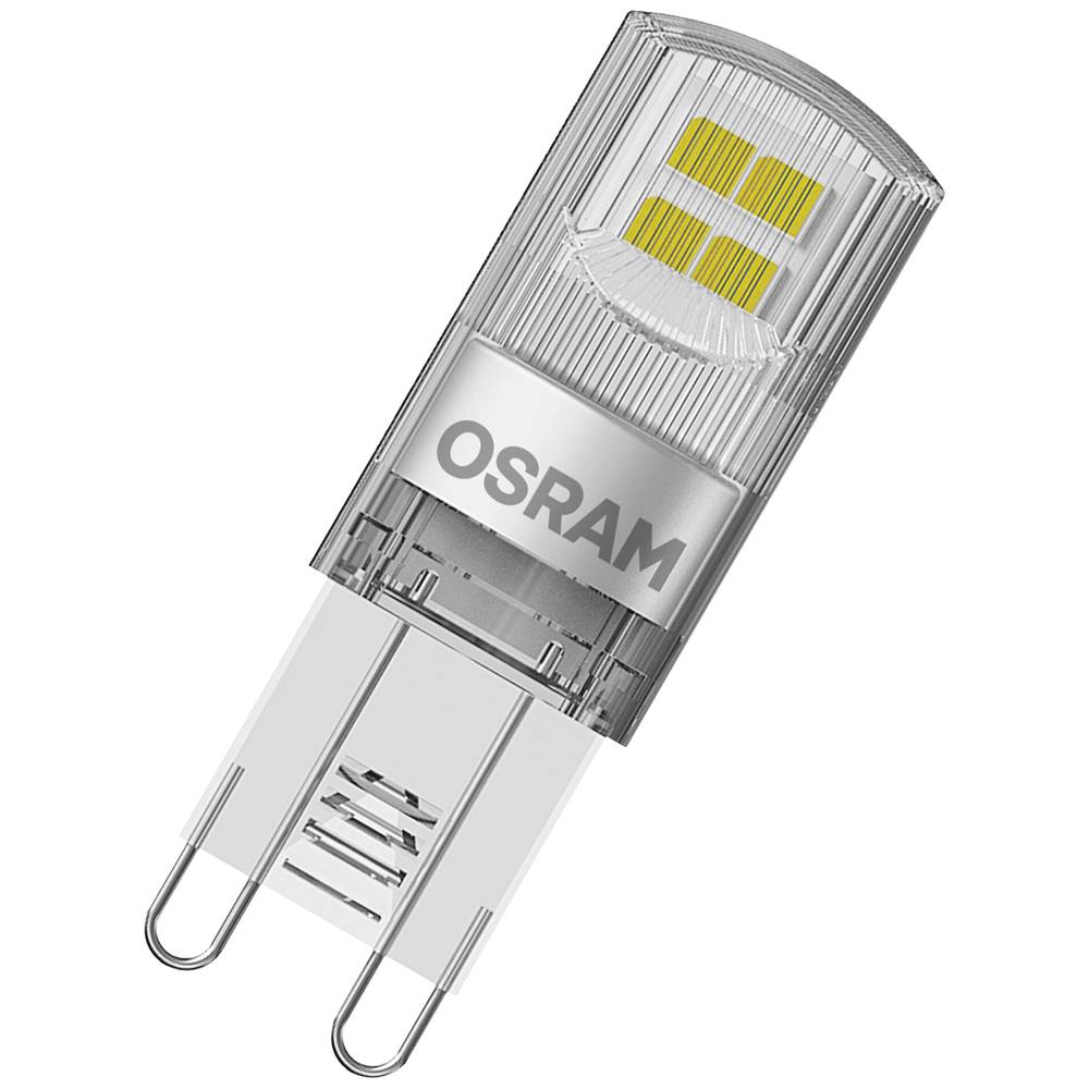 OSRAM 4058075758049 LED-lamp Energielabel F (A G) G9 Speciale vorm 1.9 W = 20 W Warmwit (Ø x h) 15 m