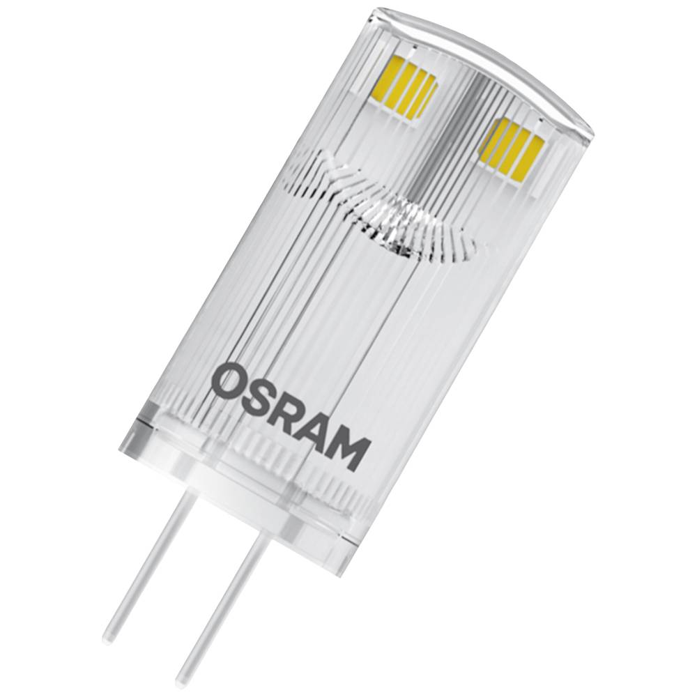 OSRAM 4058075758001 LED-lamp Energielabel F (A G) G4 0.9 W = 10 W Warmwit (Ø x h) 12 mm x 12 mm 5 st