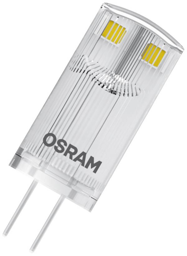 OSRAM HOMELIGHTING 4058075758001 LED EEK F (A - G) G4 0.9 W = 10 W Warmweiß (Ø x H) 12 mm x 12 mm 5 St.