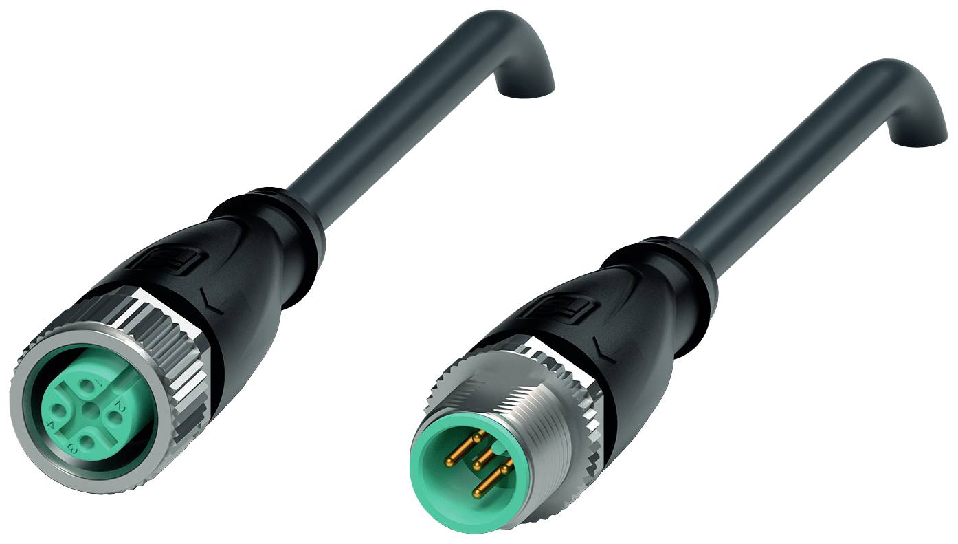 Pepperl+Fuchs 240775-100012 Sensor-/Aktor-Steckverbinder, konfektioniert 1 m Polzahl Sensoren: 5, 5 1 St.