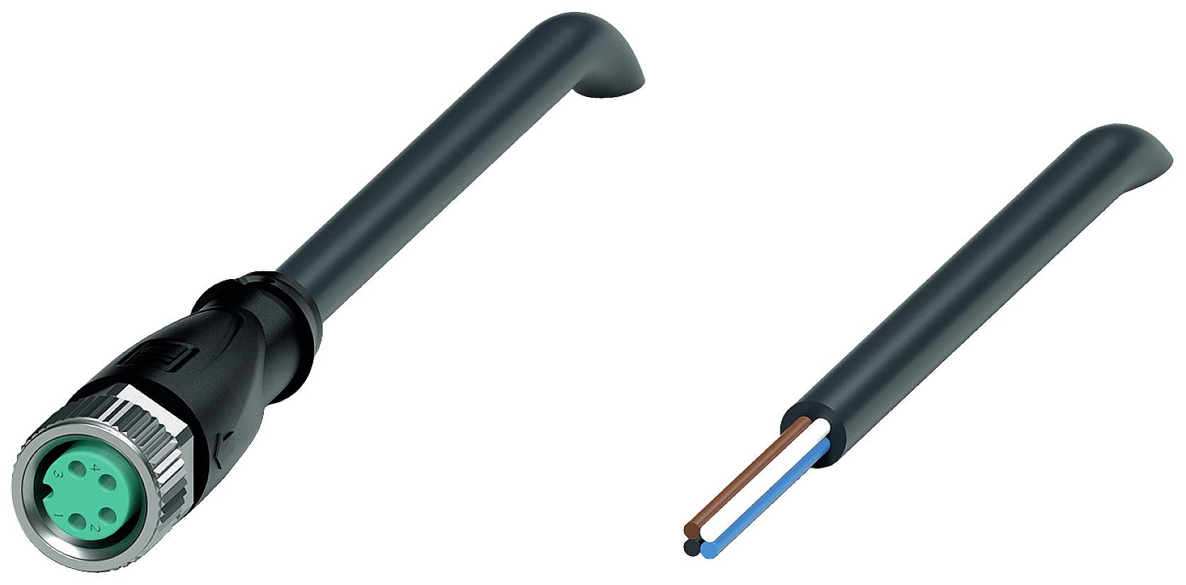 Pepperl+Fuchs 240799-0019 Sensor-/Aktor-Steckverbinder, konfektioniert 50 m Polzahl Sensoren: 4 1 St.