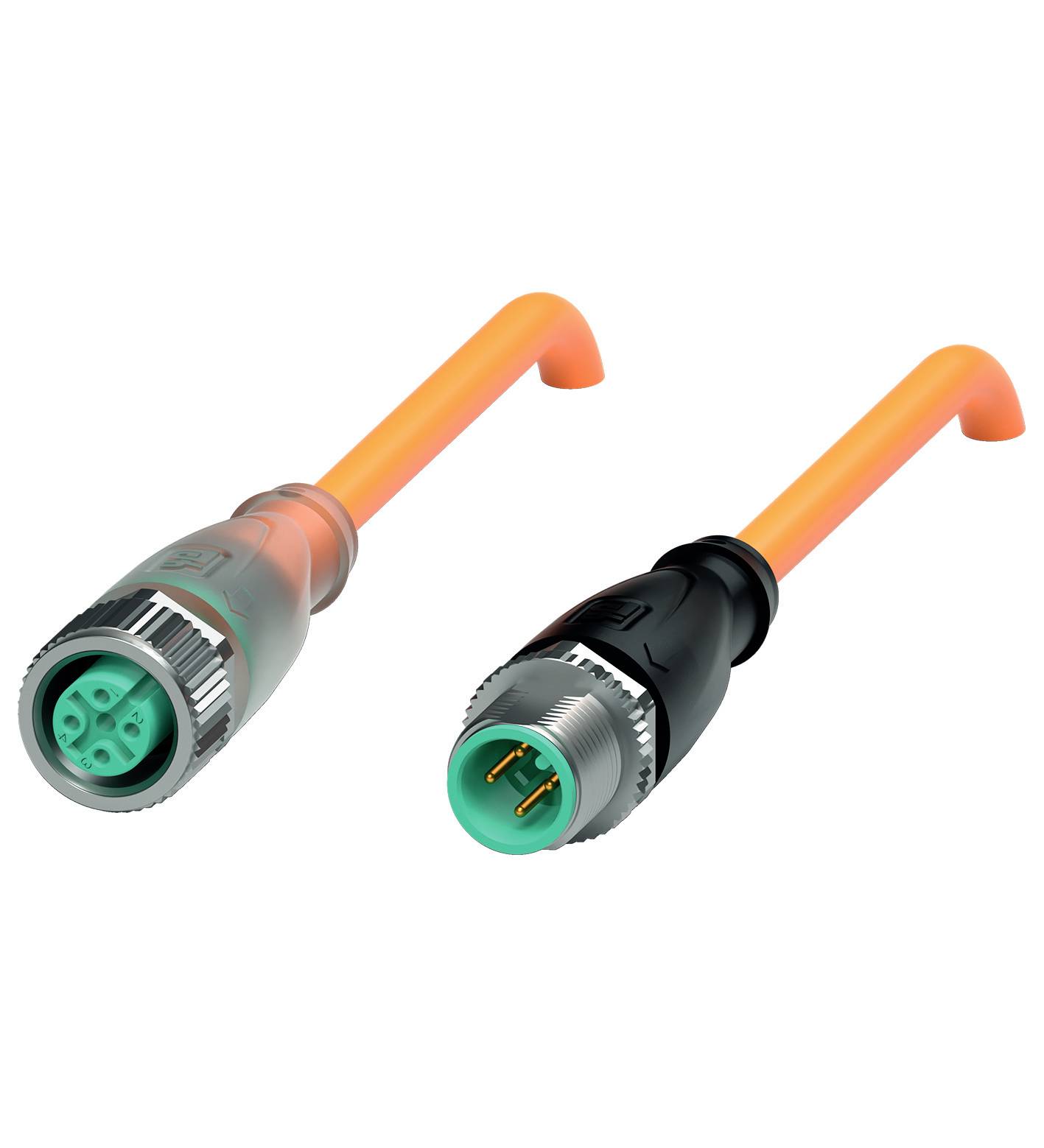 Pepperl+Fuchs 226943 Sensor-/Aktor-Steckverbinder, konfektioniert 0.6 m Polzahl Sensoren: 4, 4 1 St.