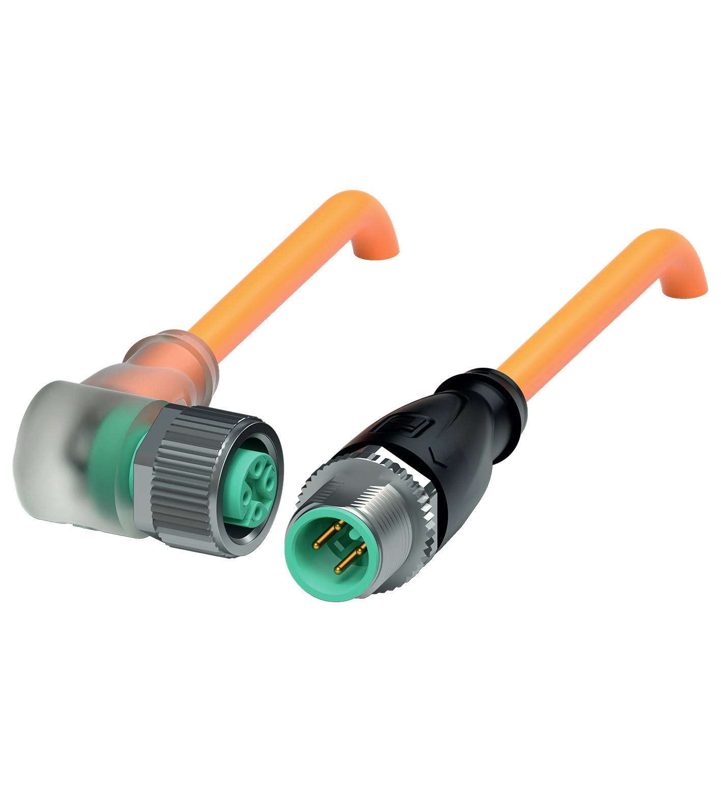 Pepperl+Fuchs 233458 Sensor-/Aktor-Steckverbinder, konfektioniert 2.5 m Polzahl Sensoren: 4, 4 1 St.