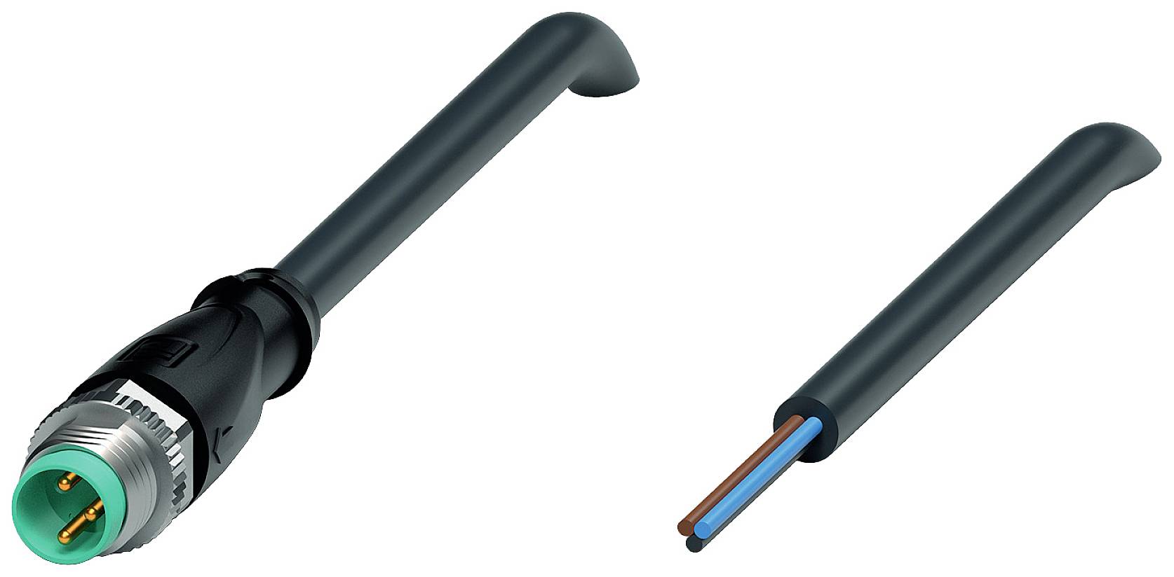 Pepperl+Fuchs 240807-100014 Sensor-/Aktor-Steckverbinder, konfektioniert 10 m Polzahl Sensoren: 3 1 St.