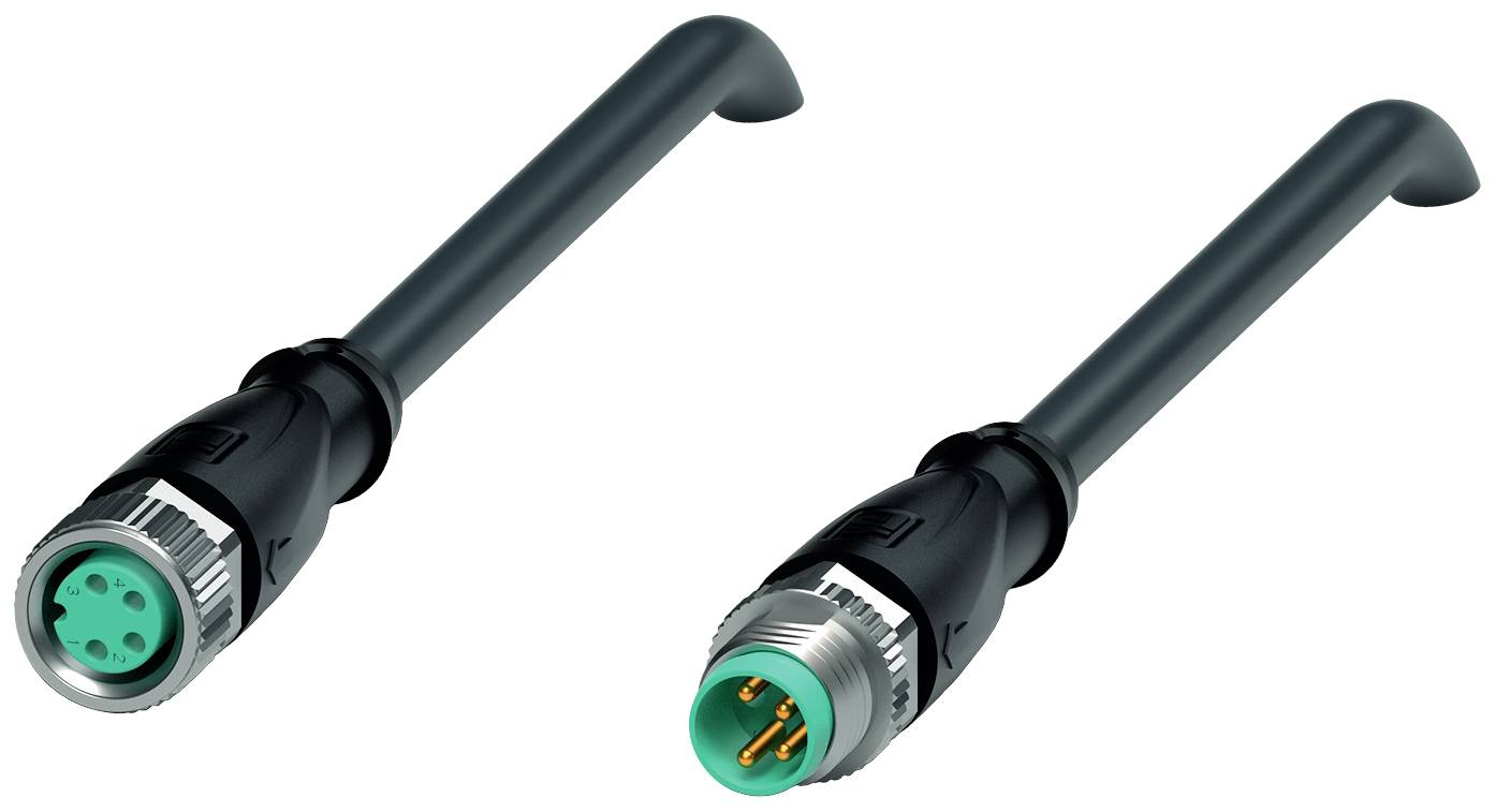 Pepperl+Fuchs 240813-0006 Sensor-/Aktor-Steckverbinder, konfektioniert 1 m Polzahl Sensoren: 4, 4 1 St.