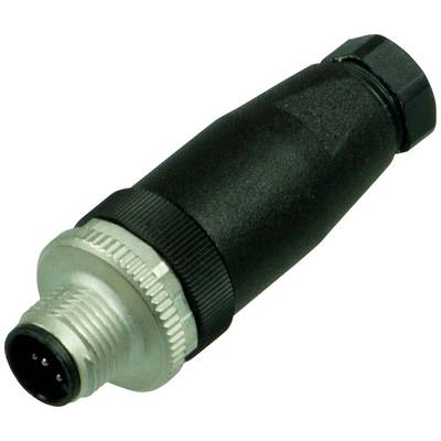 Schwarzer Metall-Stecker mit mehreren Pins, geeignet für elektrische Verbindungen.