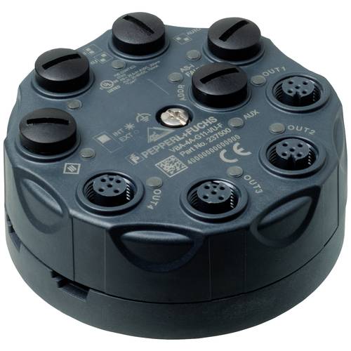 Pepperl+Fuchs VBA-4A-G11-I/U-F 237500 Sensor/Aktorbox aktiv Multipolverteiler 1 St.