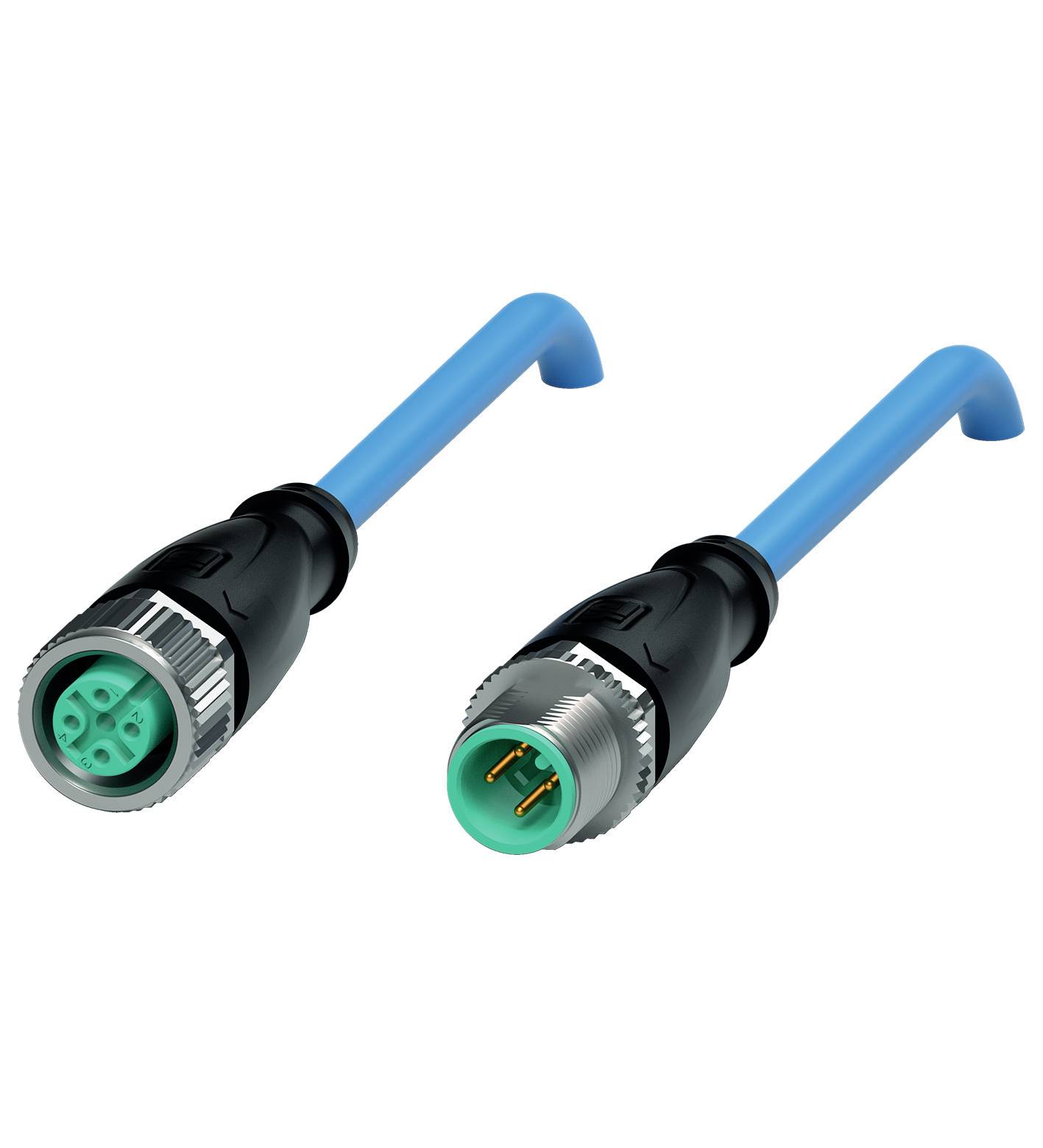 Pepperl+Fuchs 70122491 Sensor-/Aktor-Steckverbinder, konfektioniert 3 m Polzahl Sensoren: 4, 4 1 St.