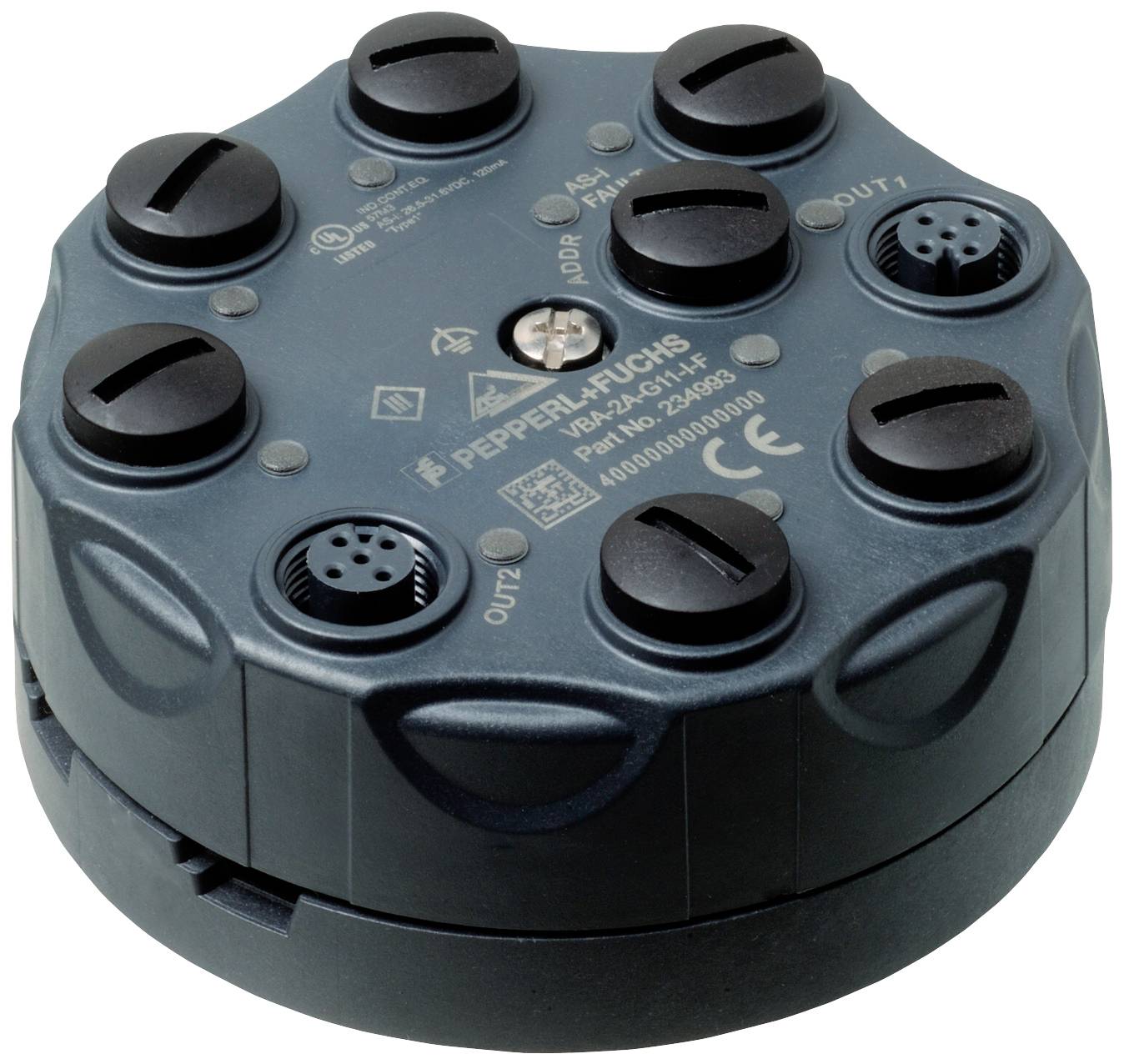 Pepperl+Fuchs VBA-2A-G11-I-F 234993 Sensor/Aktorbox aktiv Multipolverteiler 1 St.