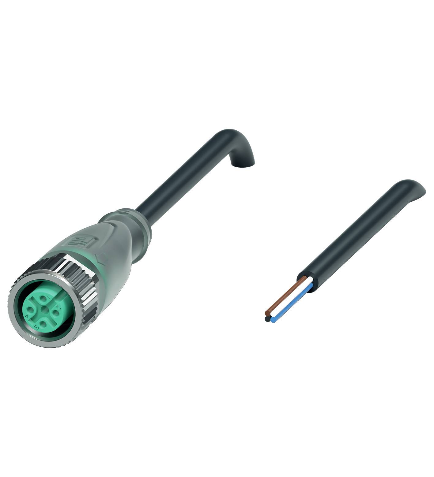 Pepperl+Fuchs 240002-100003 Sensor-/Aktor-Steckverbinder, konfektioniert 3 m Polzahl Sensoren: 4 1 St.