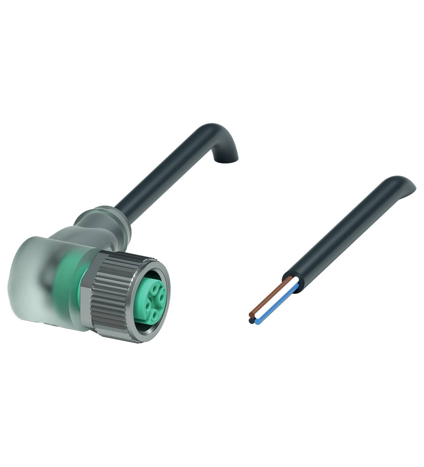 Pepperl+Fuchs 240003-0002 Sensor-/Aktor-Steckverbinder, konfektioniert 1 m Polzahl Sensoren: 4 1 St.