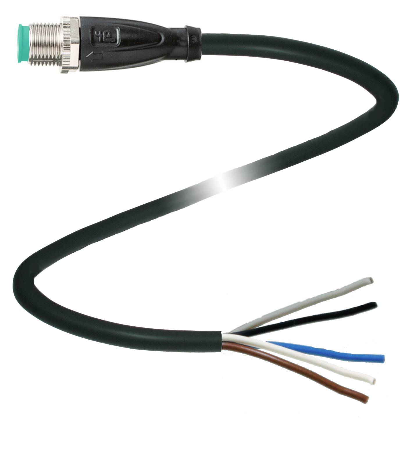 Pepperl+Fuchs 240771-100028 Sensor-/Aktor-Steckverbinder, konfektioniert 1 m Polzahl Sensoren: 5 1 St.