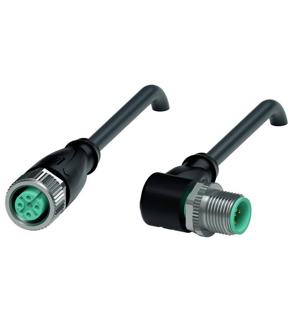 Pepperl+Fuchs 240778-0018 Sensor-/Aktor-Steckverbinder, konfektioniert M12 x 1 0.3 m Polzahl Sensoren: 5, 5 1 St.