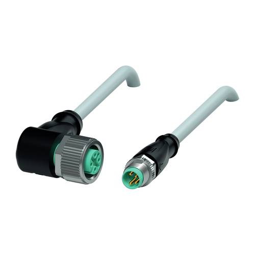 Pepperl+Fuchs 240796-100003 Sensor-/Aktor-Steckverbinder, konfektioniert 0.3 m Polzahl Sensoren: 4, 4 1 St.