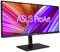 Breiter ASUS ProArt Monitor mit lebendigem Farbverlauf auf dem Bildschirm.
