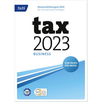 WISO tax 2023 Business - Handel Vollversion, 1 Lizenz Windows Steuer-Software