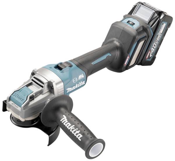 Makita GA041GM201 GA041GM201 Akku-Winkelschleifer  125 mm inkl. Akku, inkl. 2. Akku, inkl. Koffer  40 V 4.0 Ah