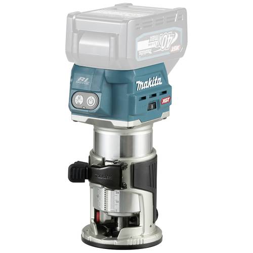 Makita Akku-Multifunktionsfräse RT001GZ10 mit Zubehör, ohne Akku, ohne Ladegerät