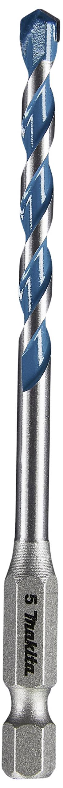MAKITA E-14956 Hartmetall Mehrzweckbohrer 1 Stück 5 mm Gesamtlänge 100 mm 1/4 (6.3 mm) Innensechskan