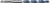 Metallbohrer mit blauem Spiraldesign, Sechskantschaft. Verwendet für präzises Bohren in Metalloberflächen.
