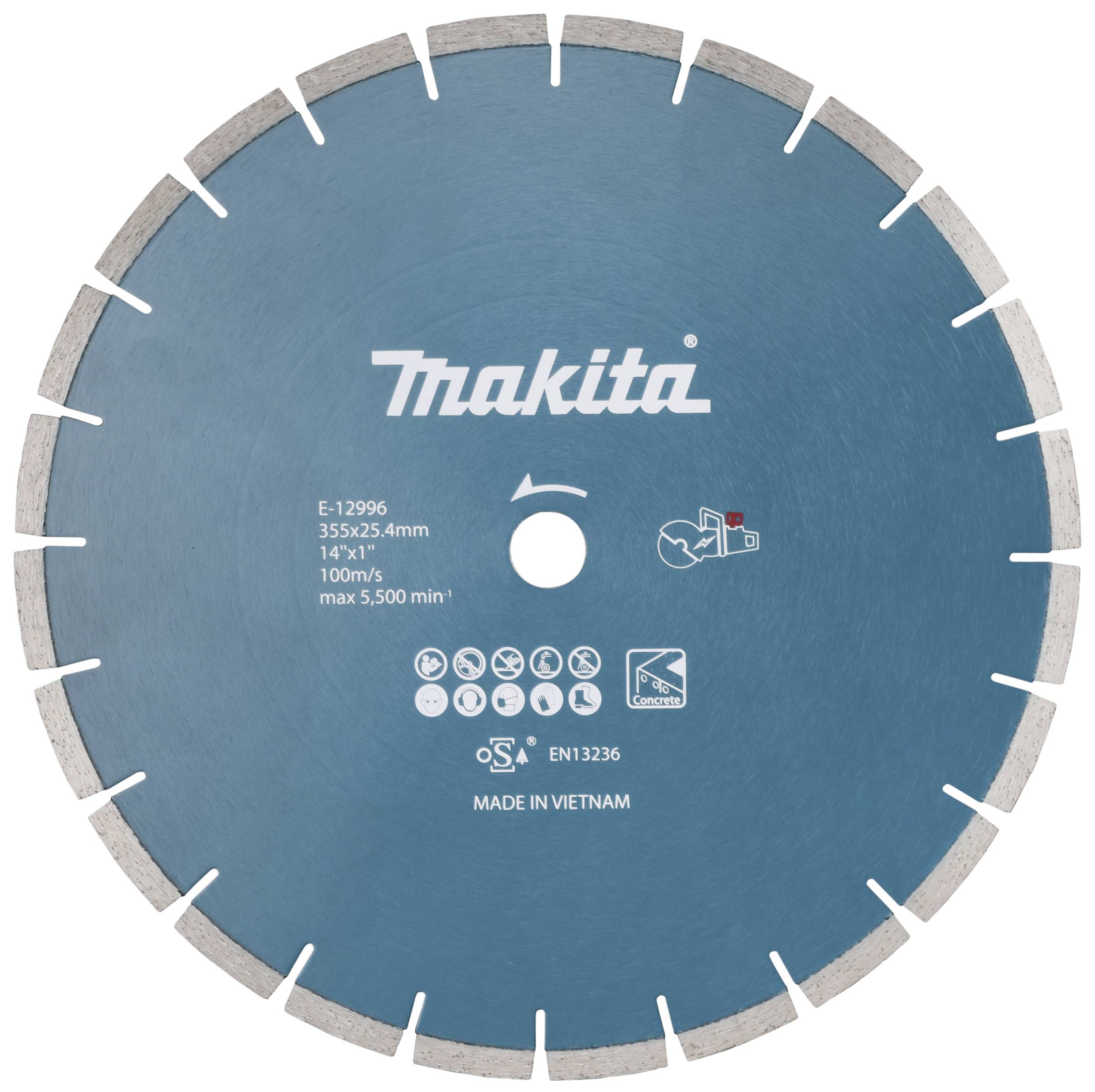 Makita Diamanttrennscheibe 355 • Beton