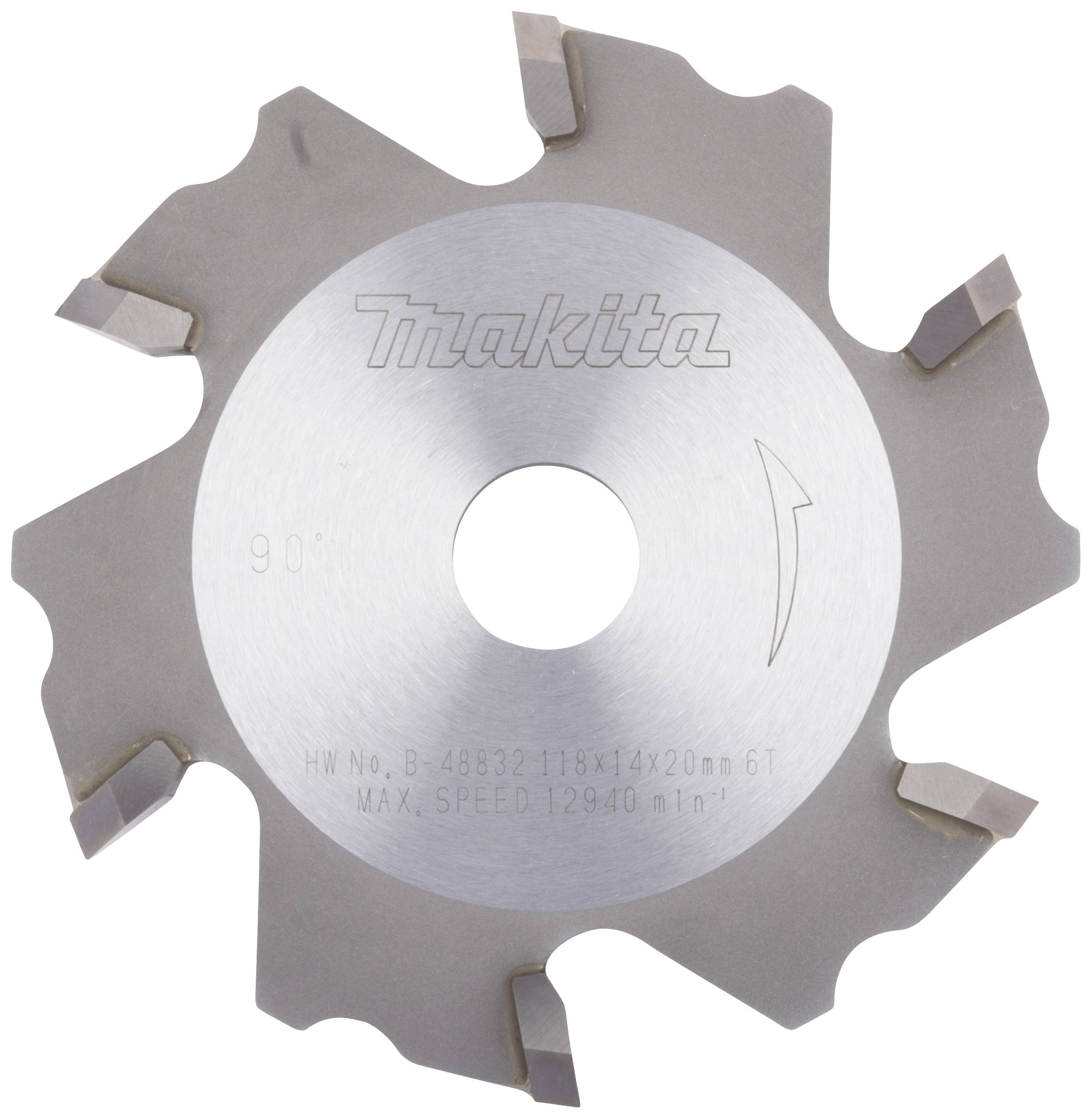 MAKITA - Kreissägeblatt - für Aluminium, Alu-Verbundblech - 118 mm - 6 Zähne - für Makita CA5000XJ