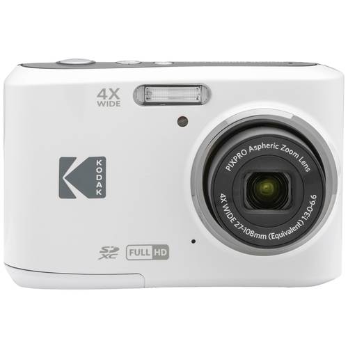 Kodak Pixpro FZ45 Friendly Zoom Digitalkamera 16 Megapixel Opt. Zoom: 4 x Weiß Full HD Video, HDR-Video, Integrierter Ak...