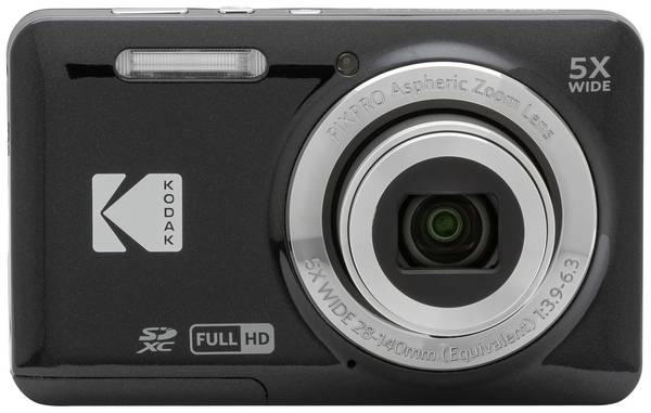 Kodak Pixpro FZ55 Friendly Zoom Digitalkamera 16 Megapixel Opt. Zoom: 5 x Schwarz  Full HD Video, HDR-Video, Integrierter Akku