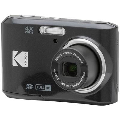 Digitalkamera mit 4x Weitwinkel-Zoomobjektiv und SDXC-Kartenunterstützung, geeignet für Full-HD-Aufnahmen.