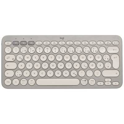 Logitech K380 Multi-Device Bluetooth® Tastatur Deutsch, QWERTZ Sand  